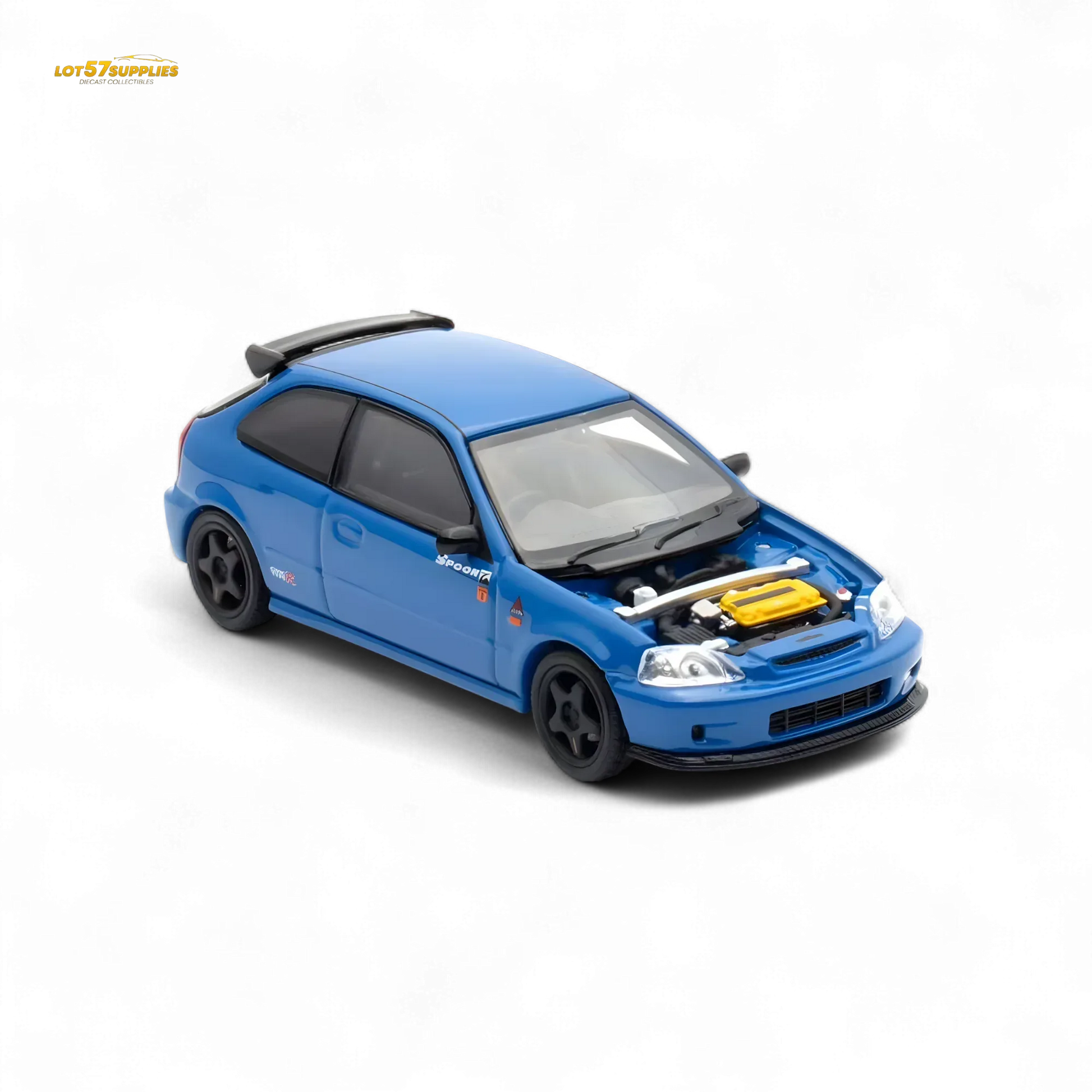 Motorhelix Honda Civic EK9 Malaysia Limited Edition - Blue 1:64 - ToylandEU