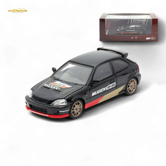 Motorhelix Honda Civic EK9 MUGEN Black 1:64 -  ToylandEU™