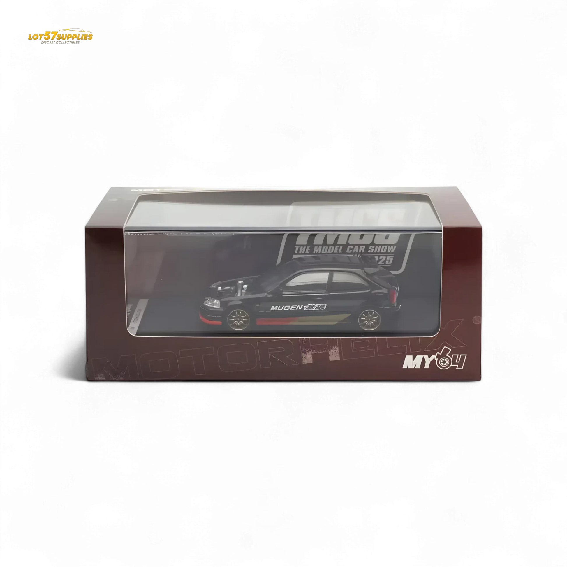 Motorhelix Honda Civic EK9 MUGEN Malaysia Limited Edition - Black 1:64 - ToylandEU