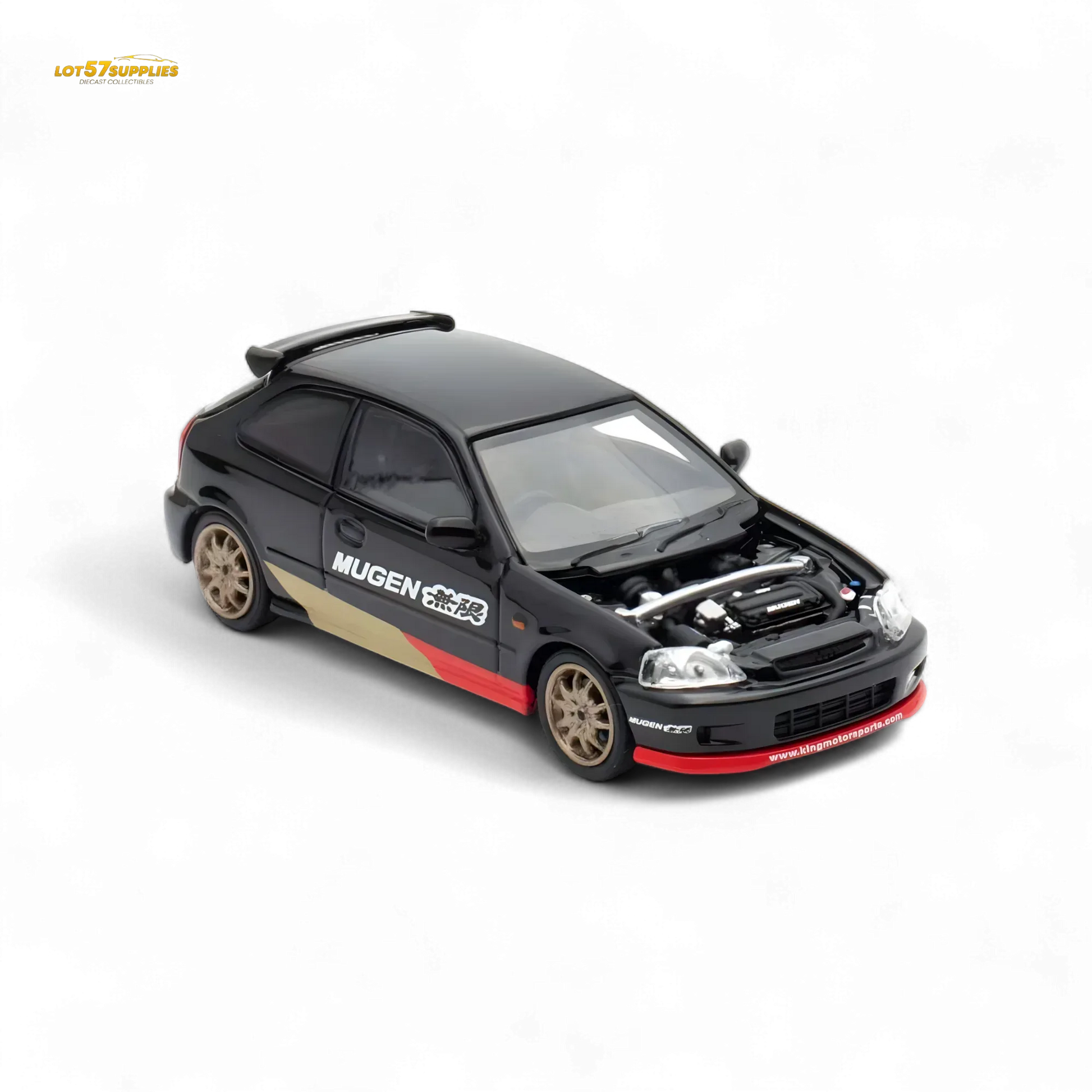 Motorhelix Honda Civic EK9 MUGEN Malaysia Limited Edition - Black 1:64 - ToylandEU