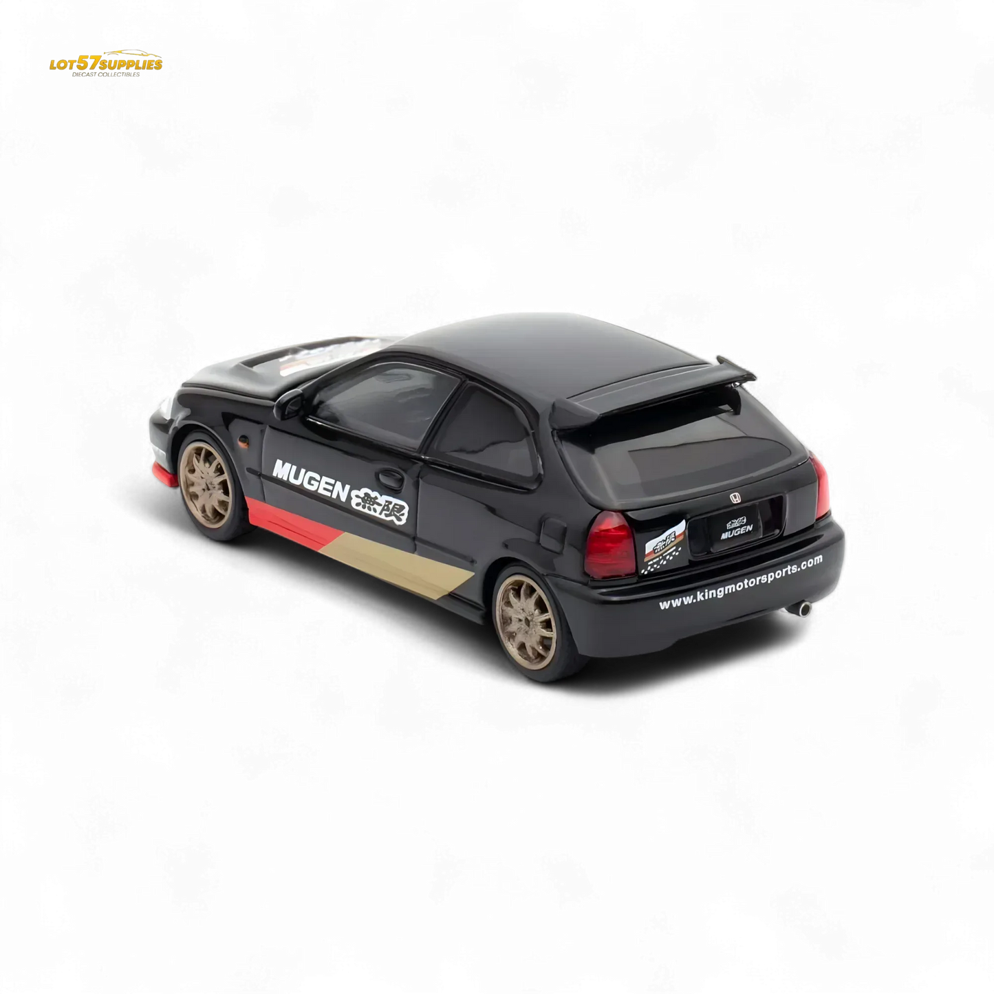 Motorhelix Honda Civic EK9 MUGEN Malaysia Limited Edition - Black 1:64 - ToylandEU