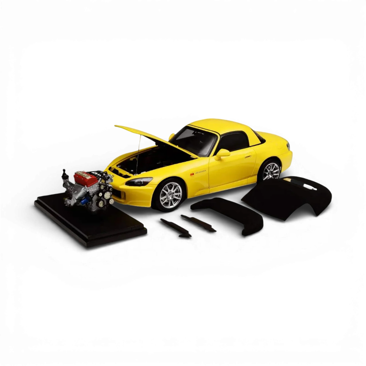 Motorhelix Honda S2000 AP2 Indy Yellow Pearl 1:18 Scale - ToylandEU