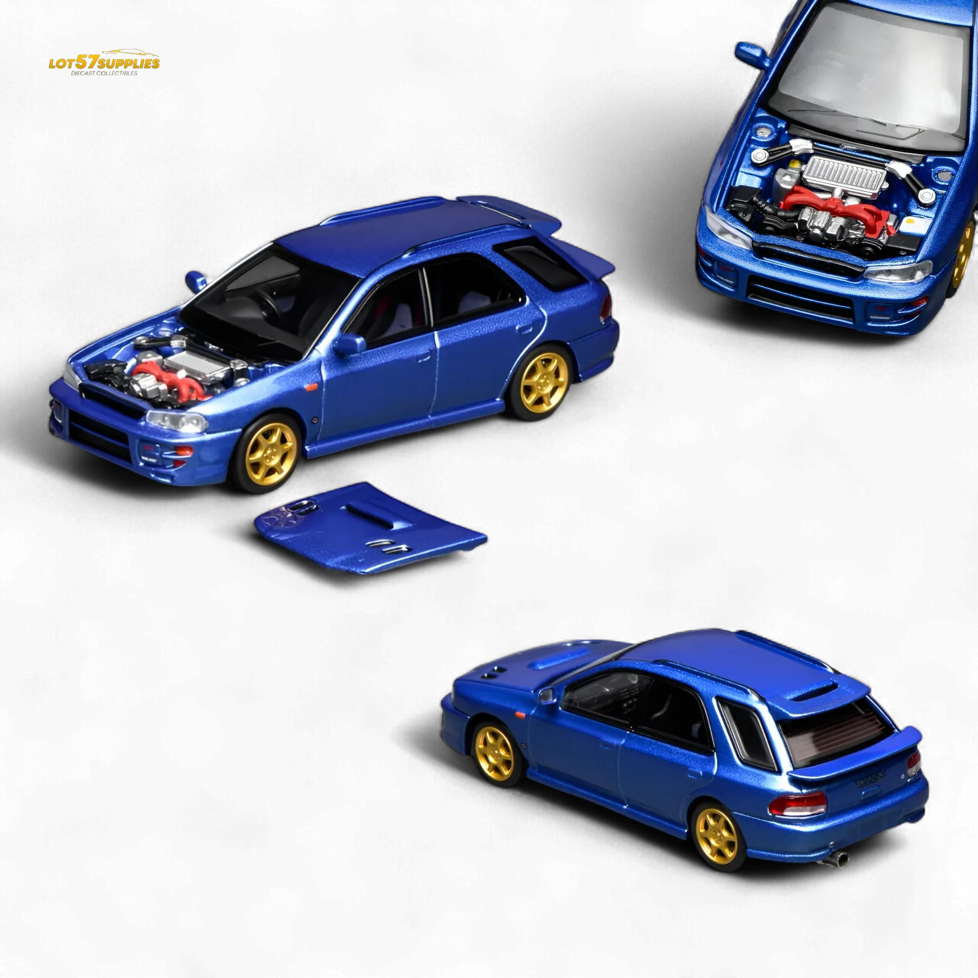 Motorhelix Subaru Impreza Wagon WRX STI Diecast 1 64 Collectible - ToylandEU