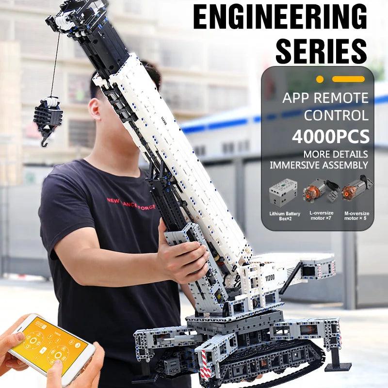 Motorized Crane Set | Remote Controlled | Toylandeu™