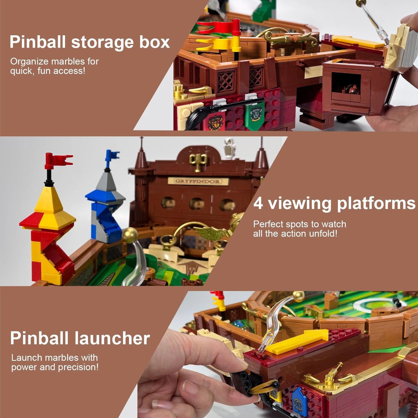 Motorized Game Table Building Blocks | 2240 Pcs | Toylandeu™
