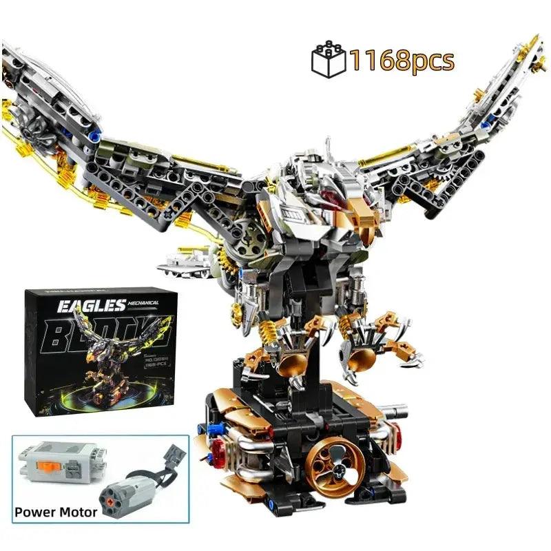  Motorized Mechanical Eagle Building Blocks Kit Lego Fun -  ToylandEU™