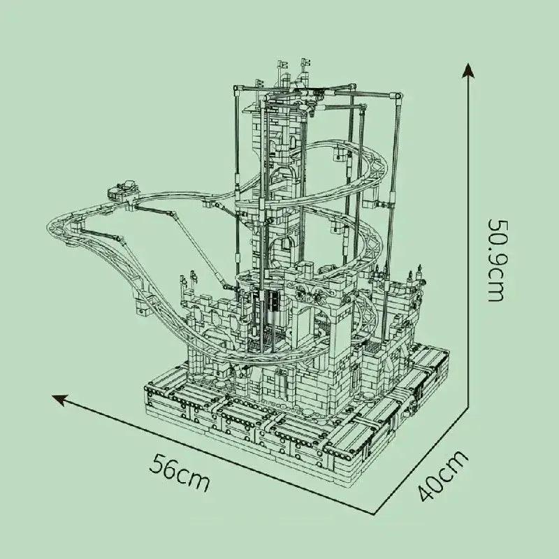  Motorized Roller Coaster Lego Building Blocks Set -  ToylandEU™