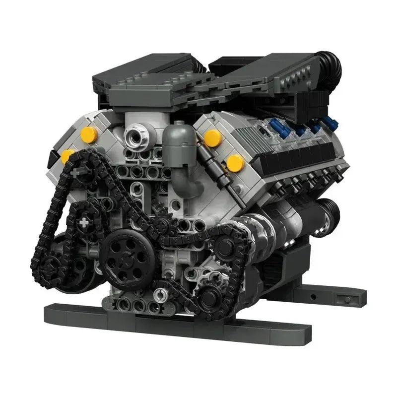  Motorized V8 Engine Brick Model Lego Compatible Gift -  ToylandEU™