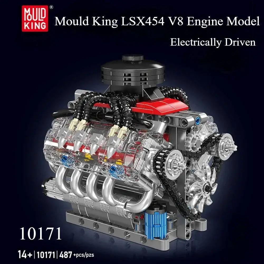  Motorized V8 Engine Building Blocks Kit Educational -  ToylandEU™