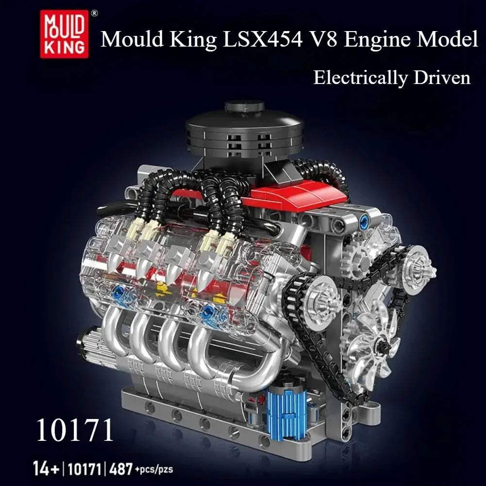  Motorized V8 Engine Building Blocks Set For LEGO Kids -  ToylandEU™