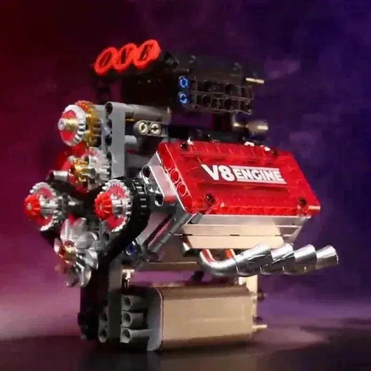  Motorized V8 Engine Lego Compatible With Electric Drive -  ToylandEU™
