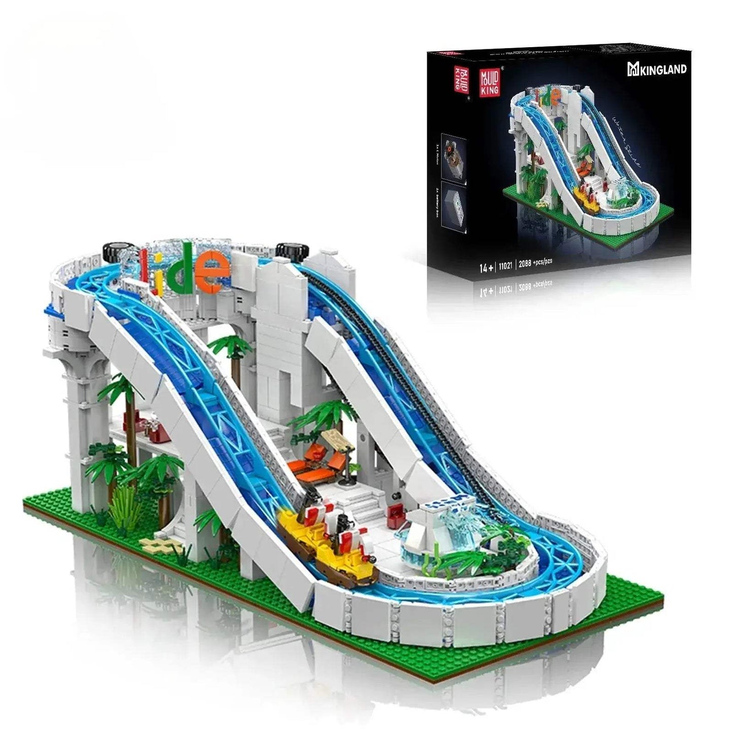 Motorized Water Park Building Blocks Set for Kids and Adults - ToylandEU
