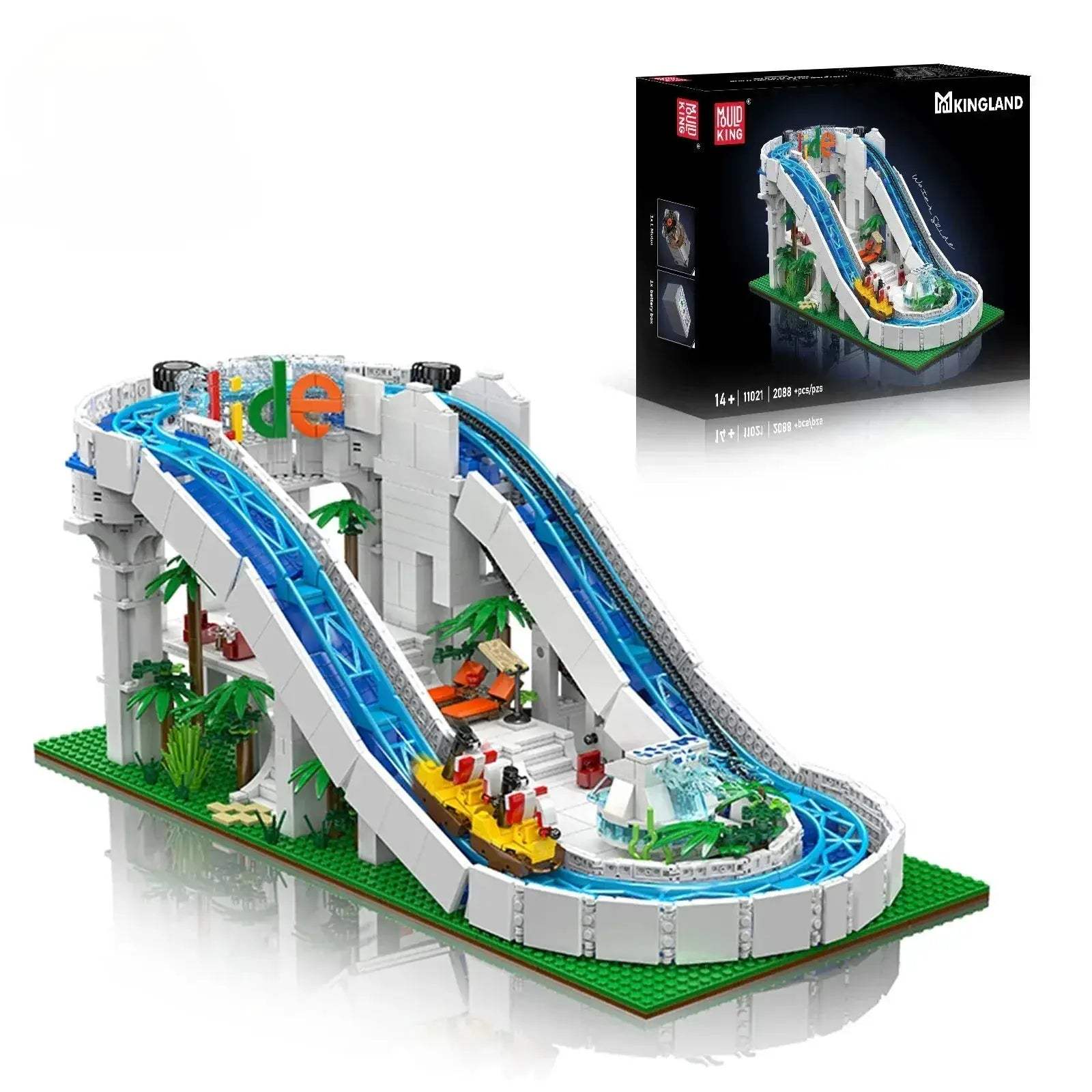 Motorized Water Park Building Blocks Set for Kids and Adults - ToylandEU