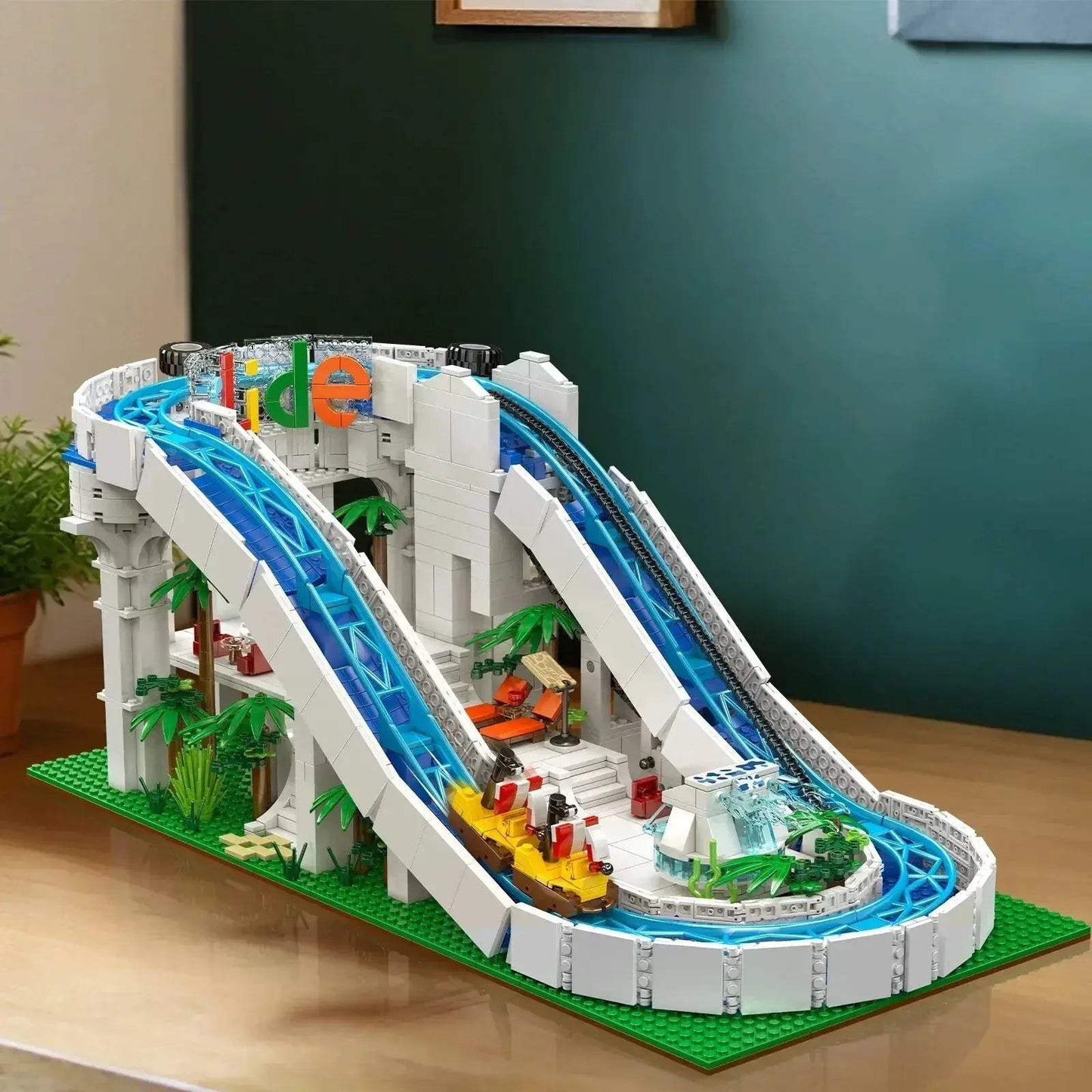 Motorized Water Park Building Blocks Set for Kids and Adults - ToylandEU