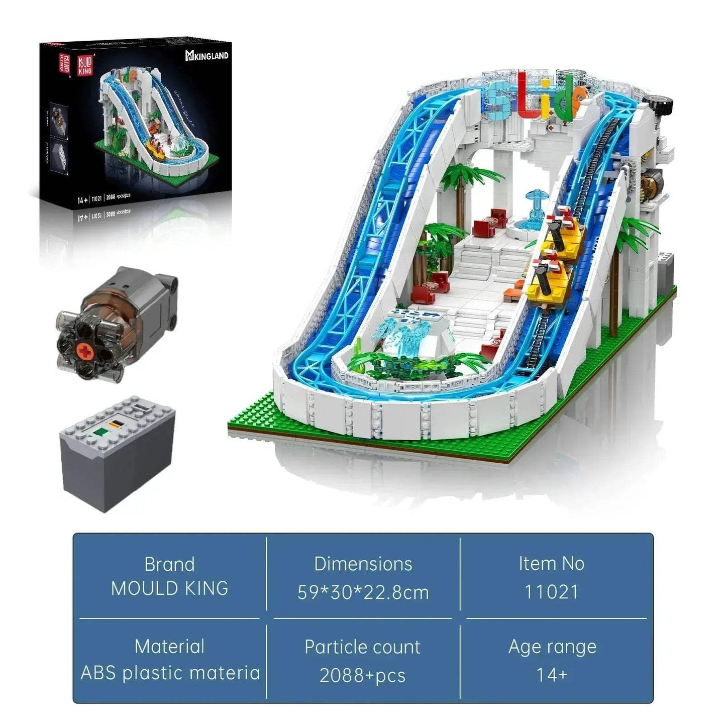 Motorized Water Park Building Blocks Set for Kids and Adults - ToylandEU