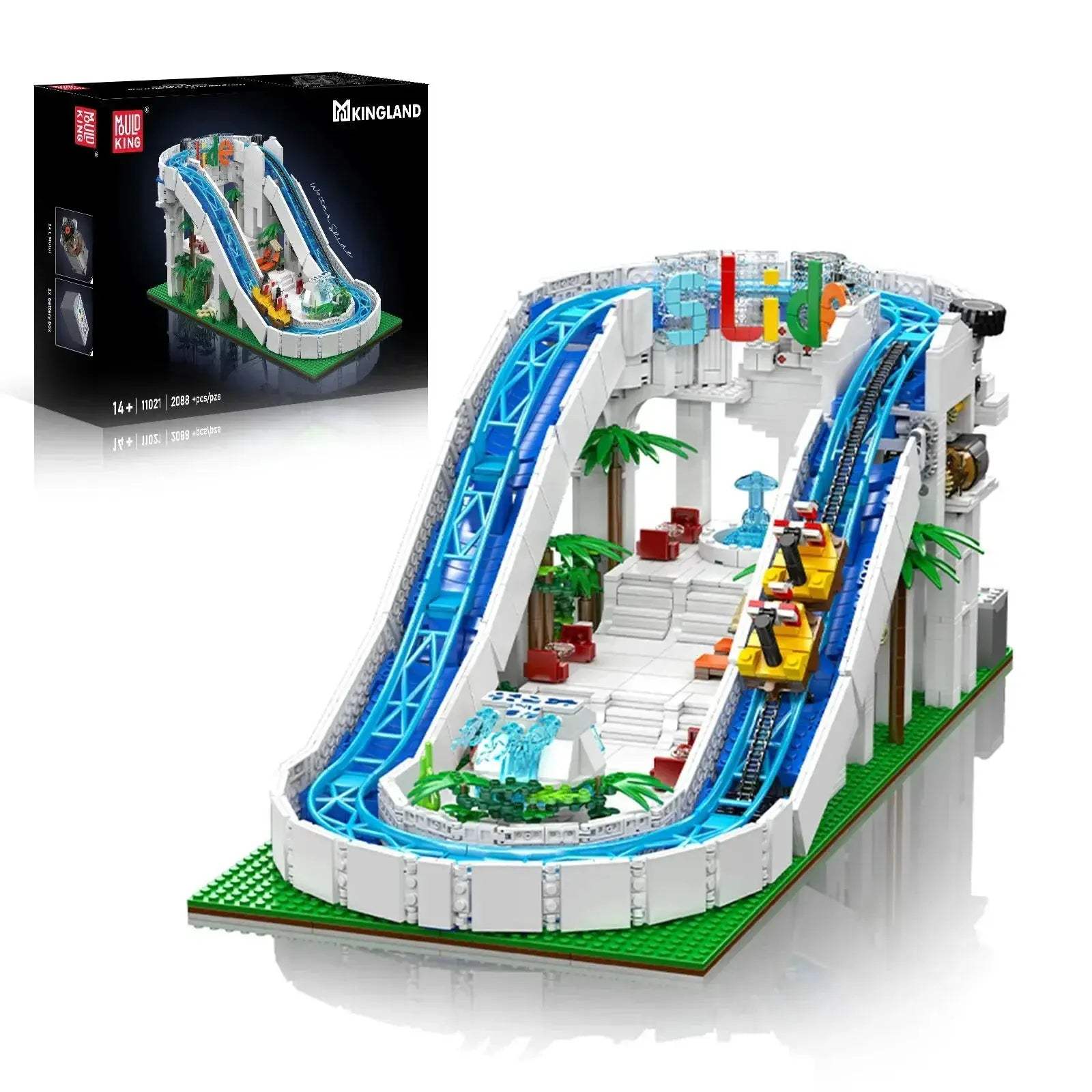 Motorized Water Park Building Blocks Set for Kids and Adults - ToylandEU