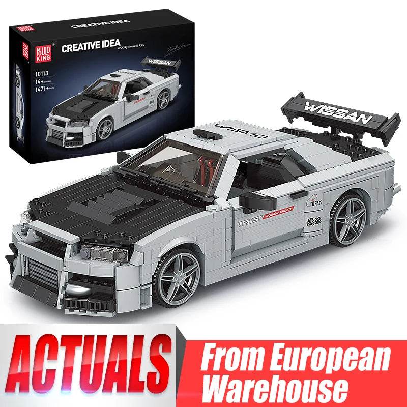 Mould King 10113 Technical Car Building Block MOC Skyline Car - ToylandEU