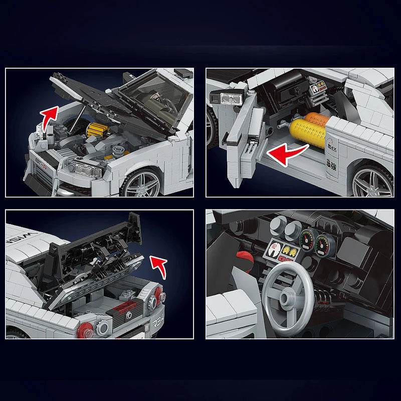 Mould King 10113 Technical Car Building Block MOC Skyline Car - ToylandEU