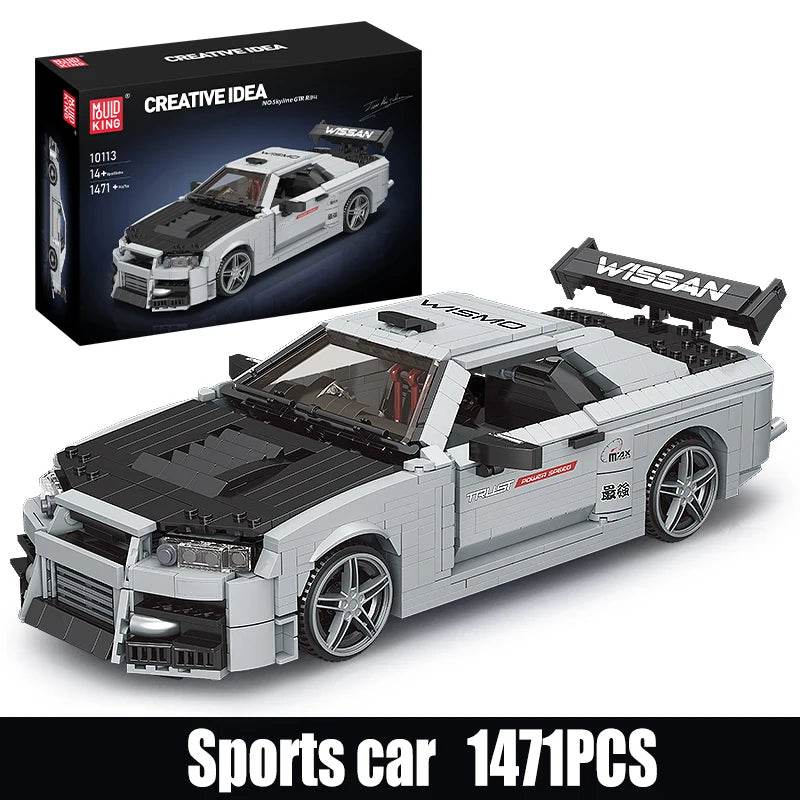 Mould King 10113 Technical Car Building Block MOC Skyline Car - ToylandEU
