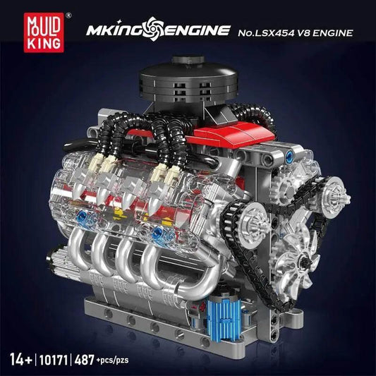  Mould King 10171 Car Building Block V8 Engine Gift Set -  ToylandEU™