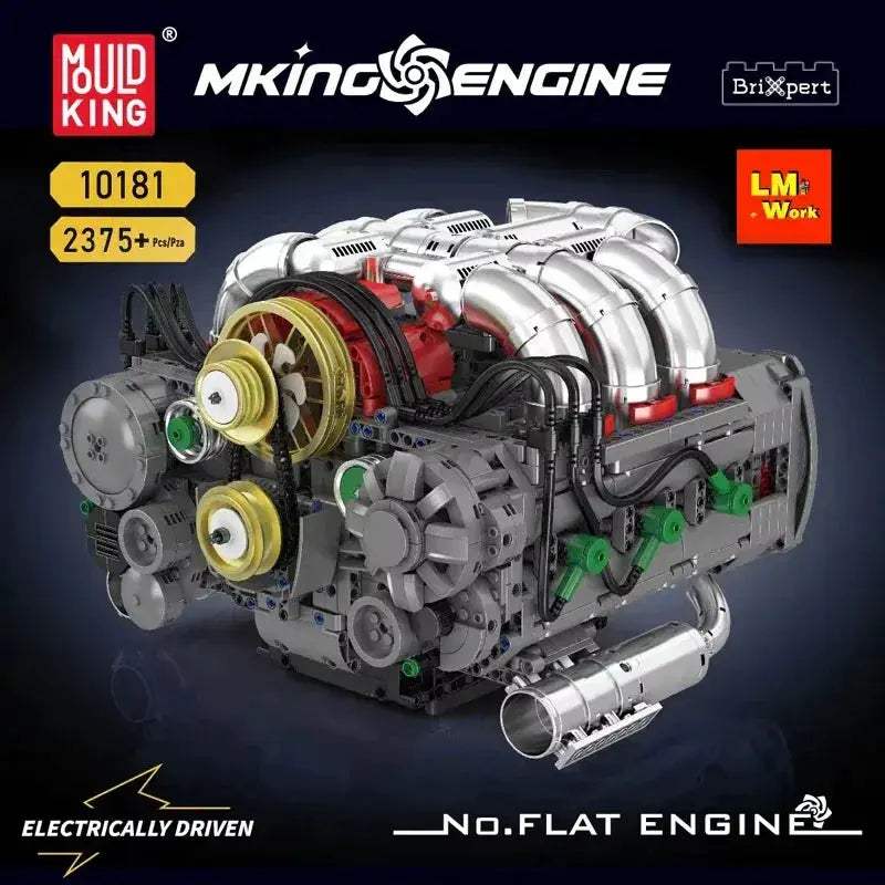 Mould King 10181 Motorized Engine Racing Car Building Kit - ToylandEU