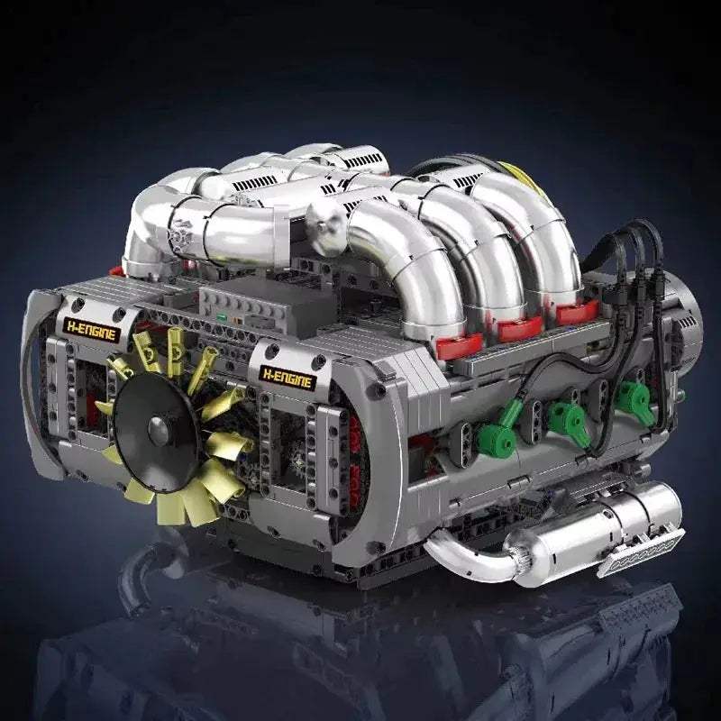 Mould King 10181 Motorized Engine Racing Car Building Kit - ToylandEU
