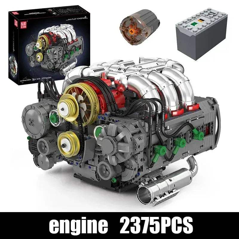 Mould King 10181 Motorized Engine Racing Car Building Kit - ToylandEU