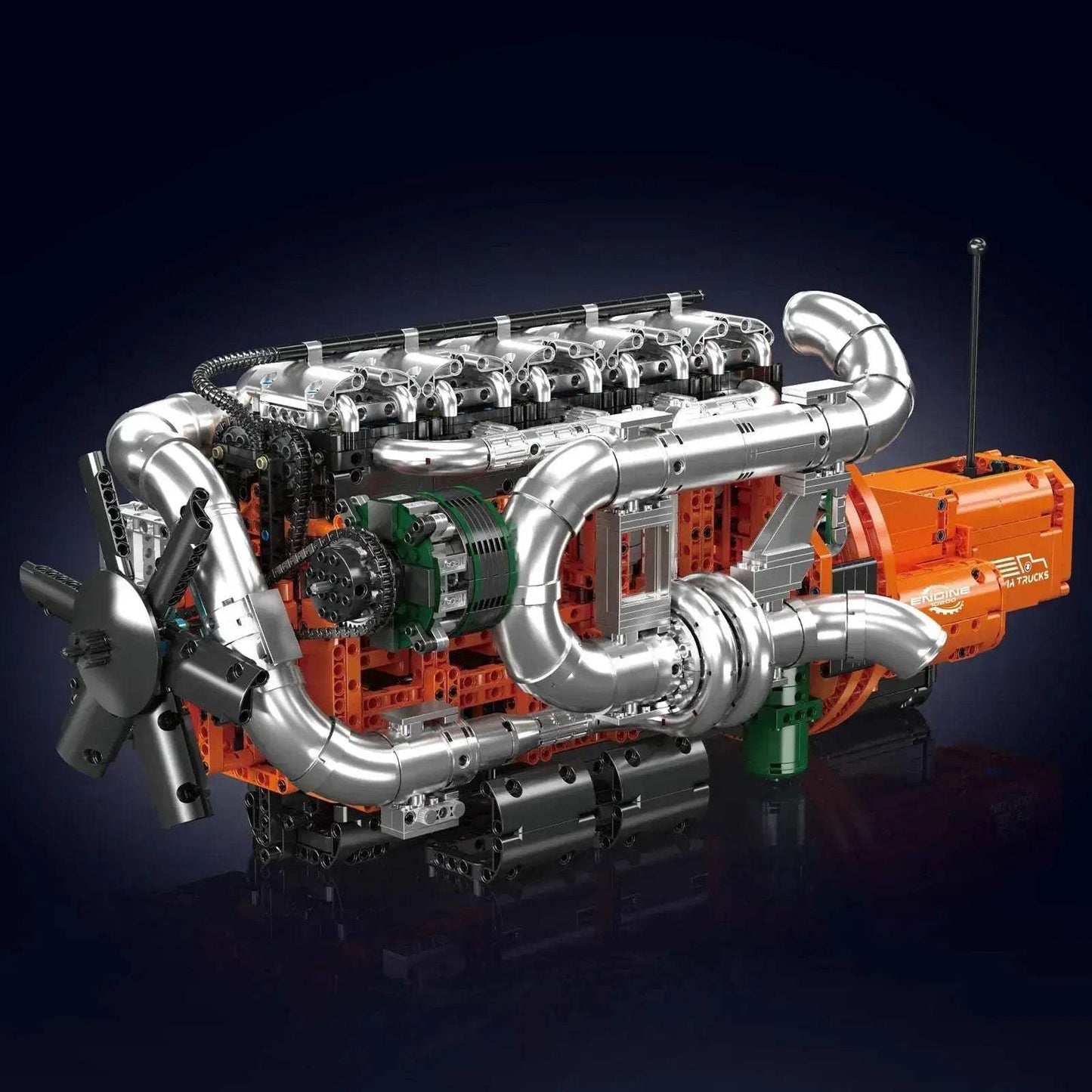 Mould King 10200 Technic Engine Building Block Set Educational Challenge - ToylandEU