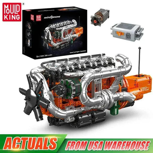  Mould King 10200 Technic Engine Educational Block Set -  ToylandEU™
