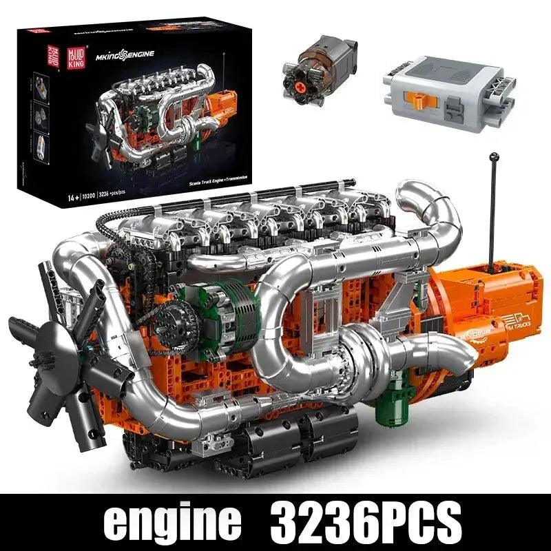  Mould King 10200 Technic Engine Educational Block Set -  ToylandEU™