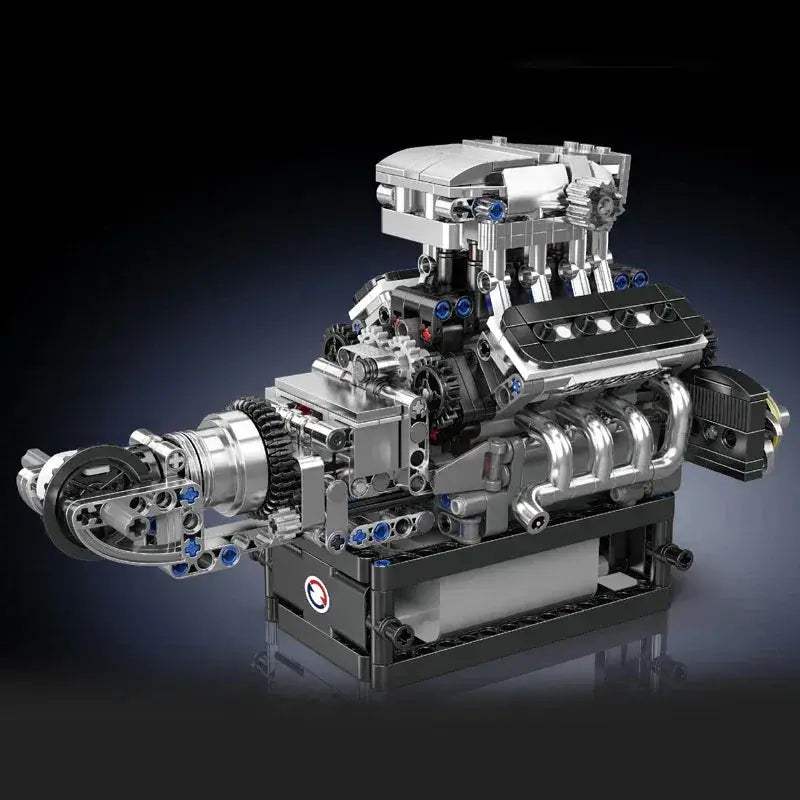 Mould King 10206 Remote Control Car Building Blocks V8 Engine - ToylandEU