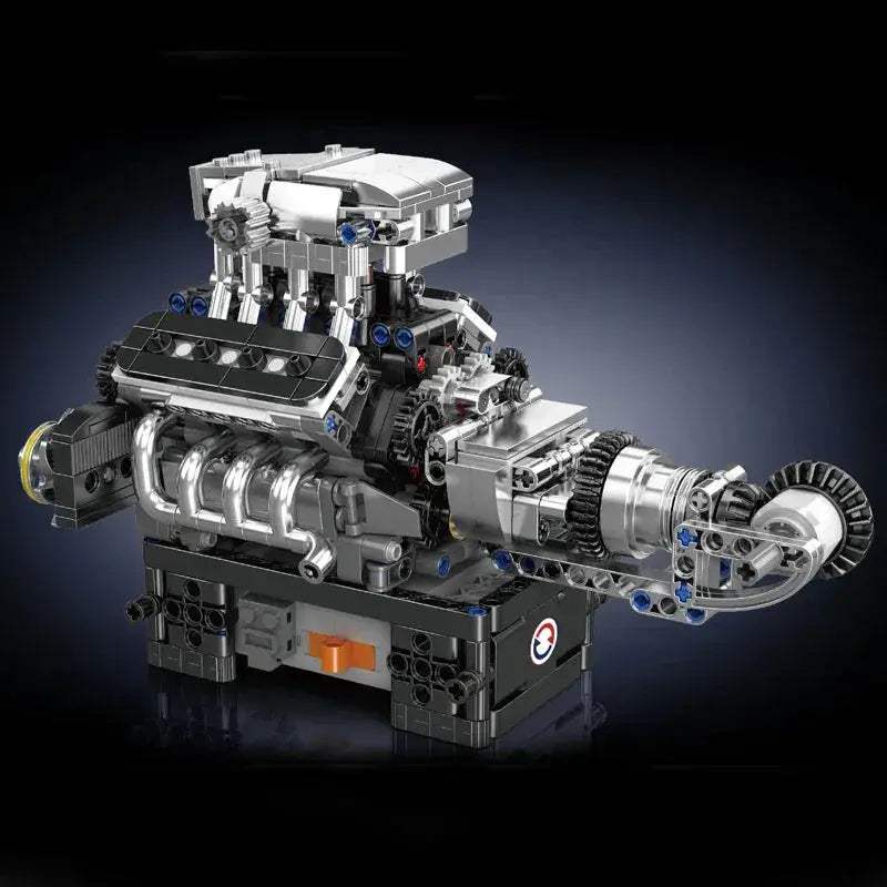 Mould King 10206 Remote Control Car Building Blocks V8 Engine - ToylandEU
