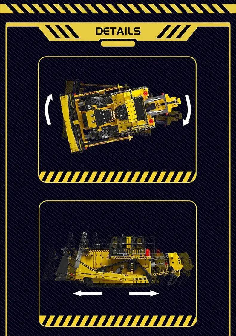  Mould King 15084 D11 Bulldozer Building Block Set Gift -  ToylandEU™