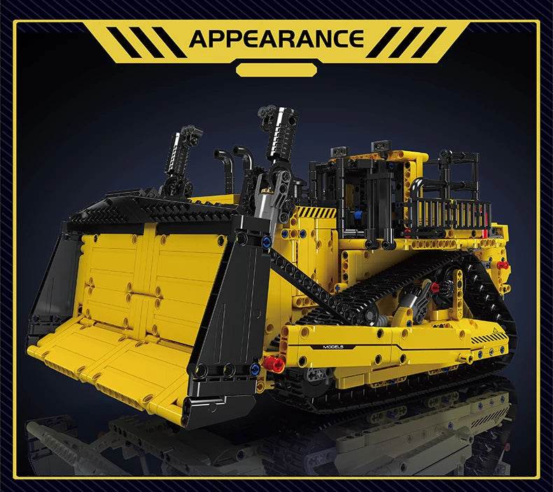 Mould King 15084 Technical Car Toys RC D11 Bulldozer Set - ToylandEU