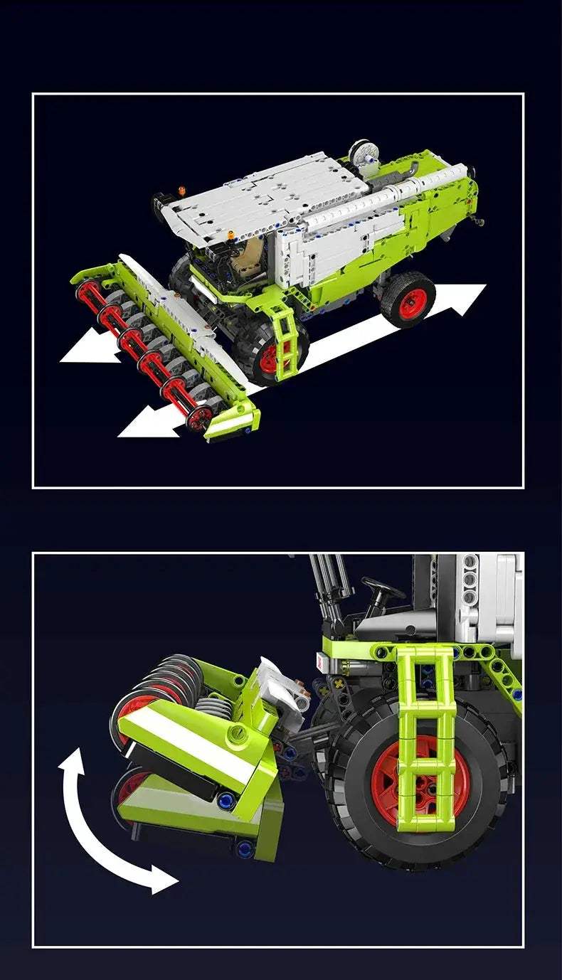 Mould King 17014 RC Harvester Building Block Car Lego Compatible - ToylandEU