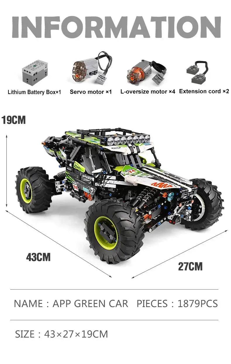  Mould King 18002 Durable RC Car Blocks Off Road -  ToylandEU™