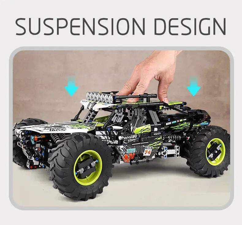 Mould King 18002 Durable RC Car Building Blocks Off Road - ToylandEU