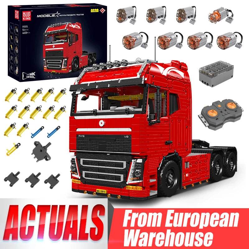 Mould King 19015 19015T Remote Control Tractor Truck Toys - ToylandEU