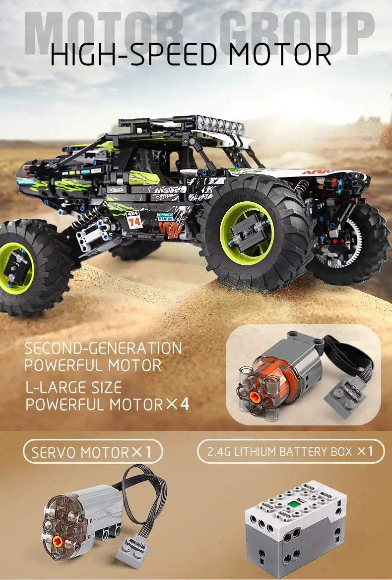  Mould King 4WD RC Car Lego Compatible Blocks Set -  ToylandEU™