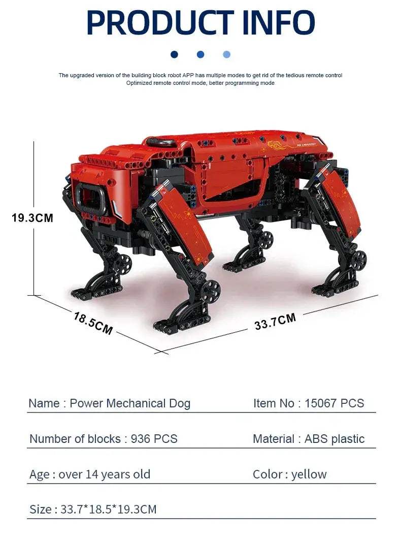 Mould King App Controlled Motorized Robot Building Blocks Toy - ToylandEU