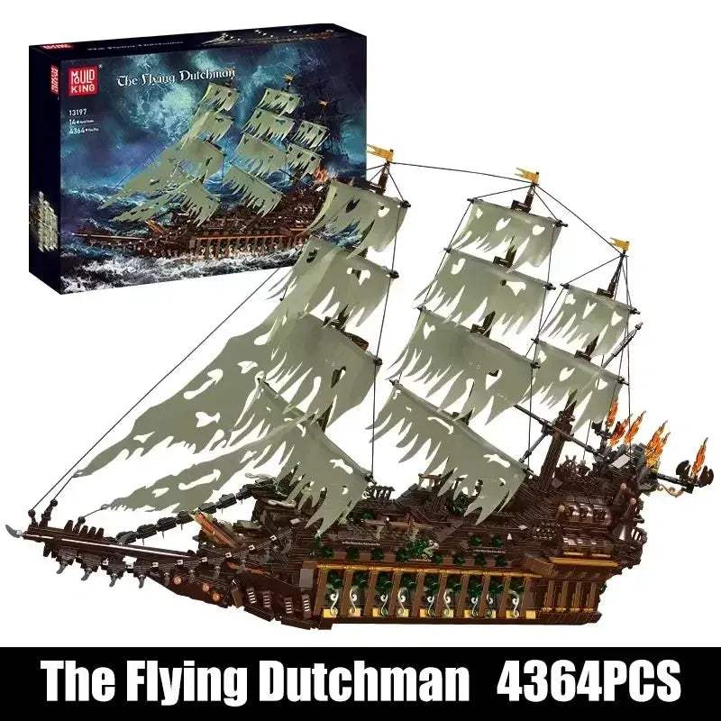 Mould King LEGO Compatible Pirate Ship Building Blocks Kit - ToylandEU