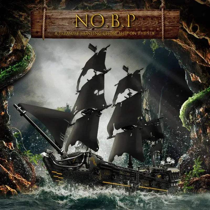 Mould King LEGO Compatible Pirate Ship Building Blocks Kit - ToylandEU