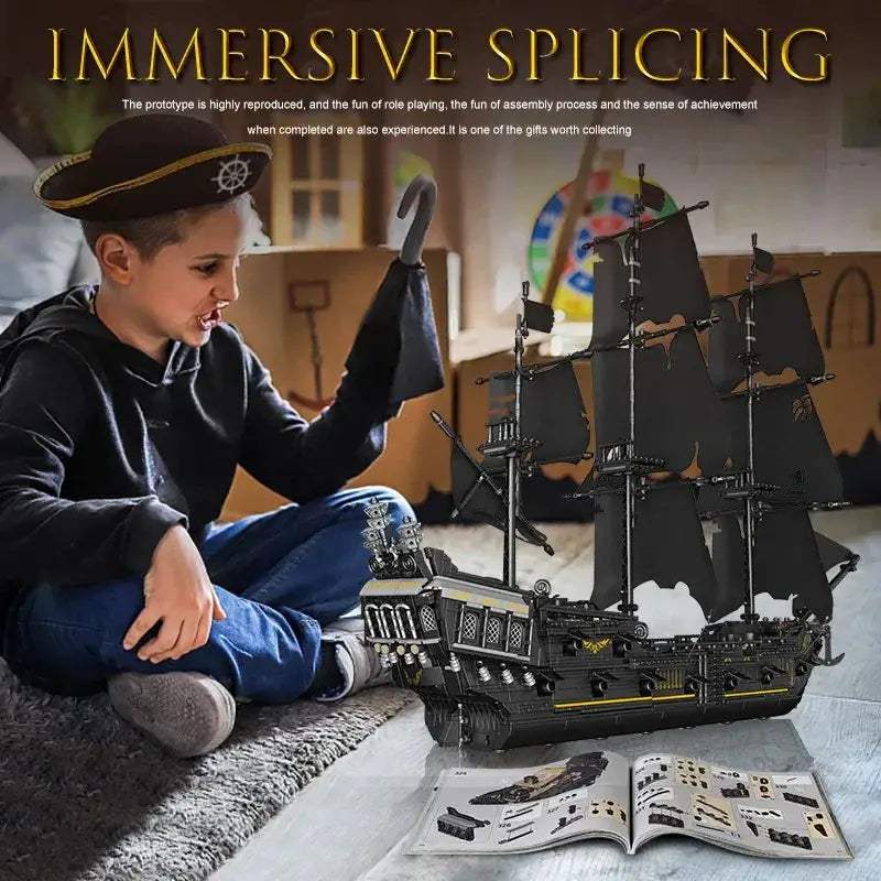 Mould King LEGO Compatible Pirate Ship Building Blocks Kit - ToylandEU