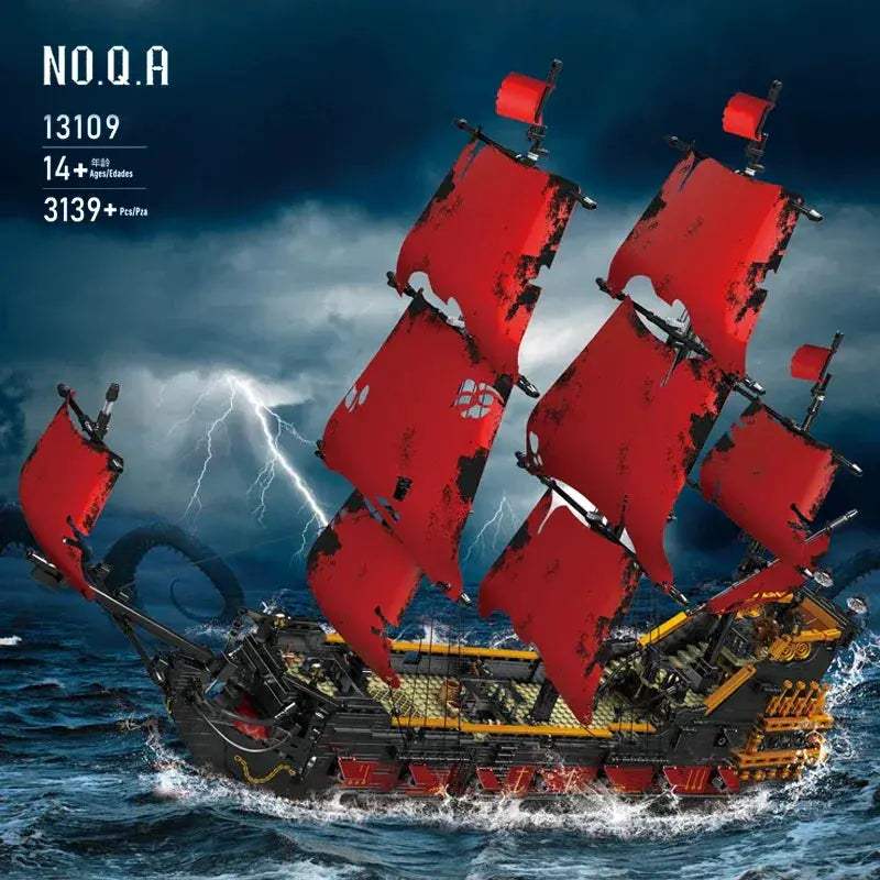 Mould King LEGO Compatible Pirate Ship Building Blocks Kit - ToylandEU