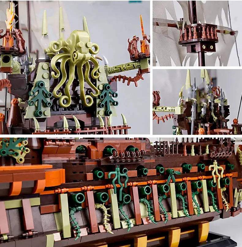 Mould King LEGO Compatible Pirate Ship Building Blocks Kit - ToylandEU