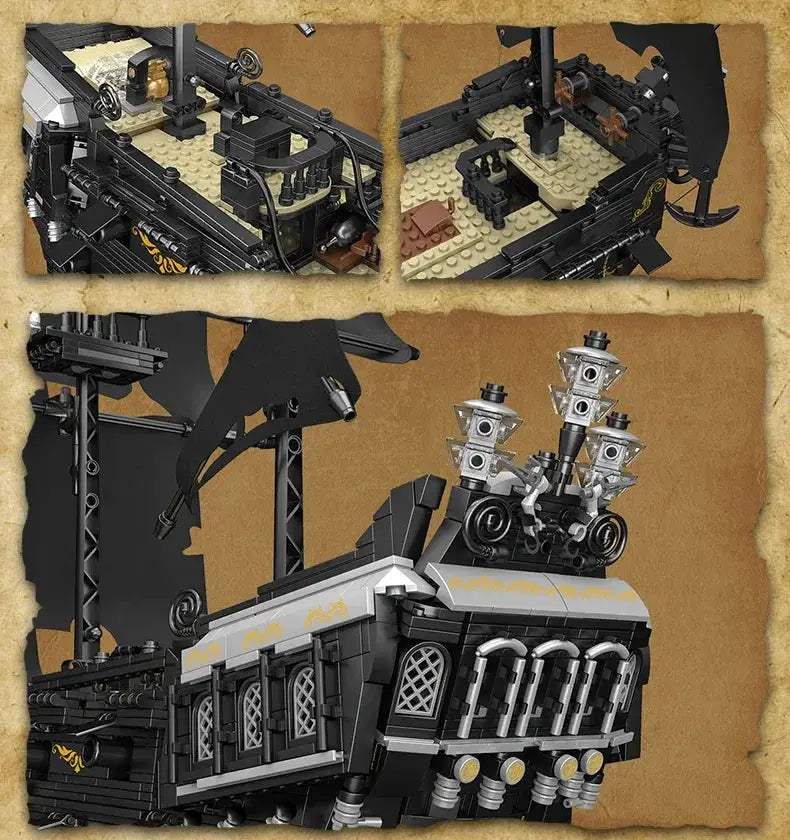Mould King LEGO Compatible Pirate Ship Building Blocks Kit - ToylandEU