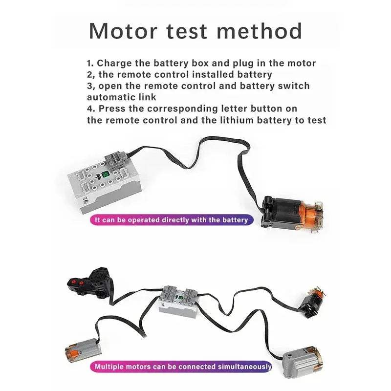 Mould King Motor Battery Box Kit High Speed Servo Module - ToylandEU