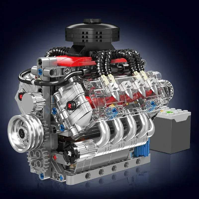 Mould King Motorized Car Building Block Set With V8 Engine - ToylandEU