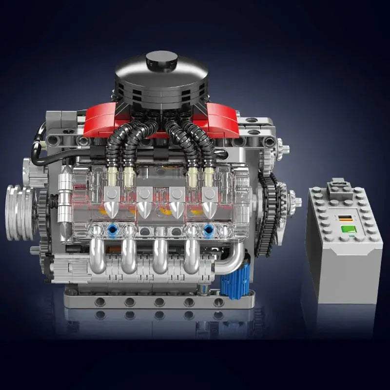 Mould King Motorized Car Building Block Set With V8 Engine - ToylandEU