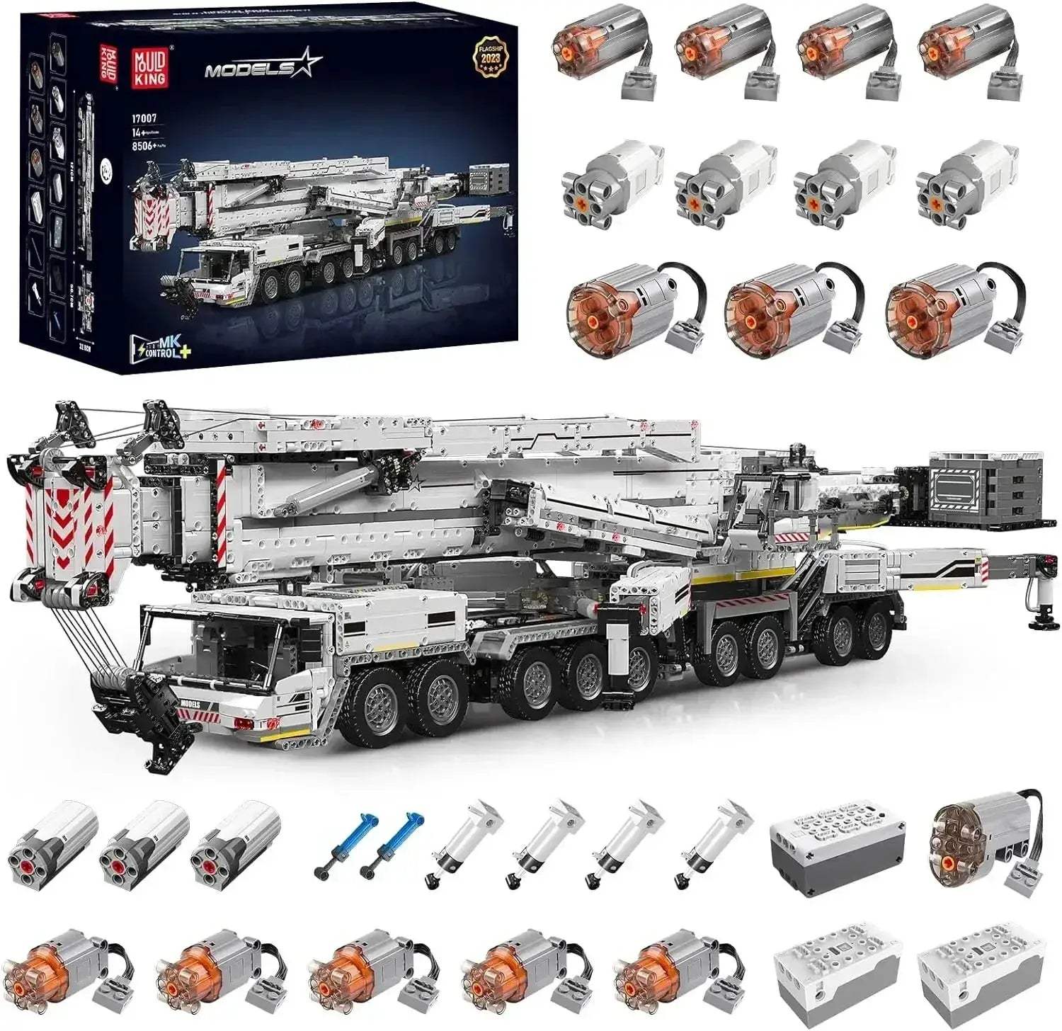 Mould King Motorized Crane Truck Building Set With Remote Control - ToylandEU